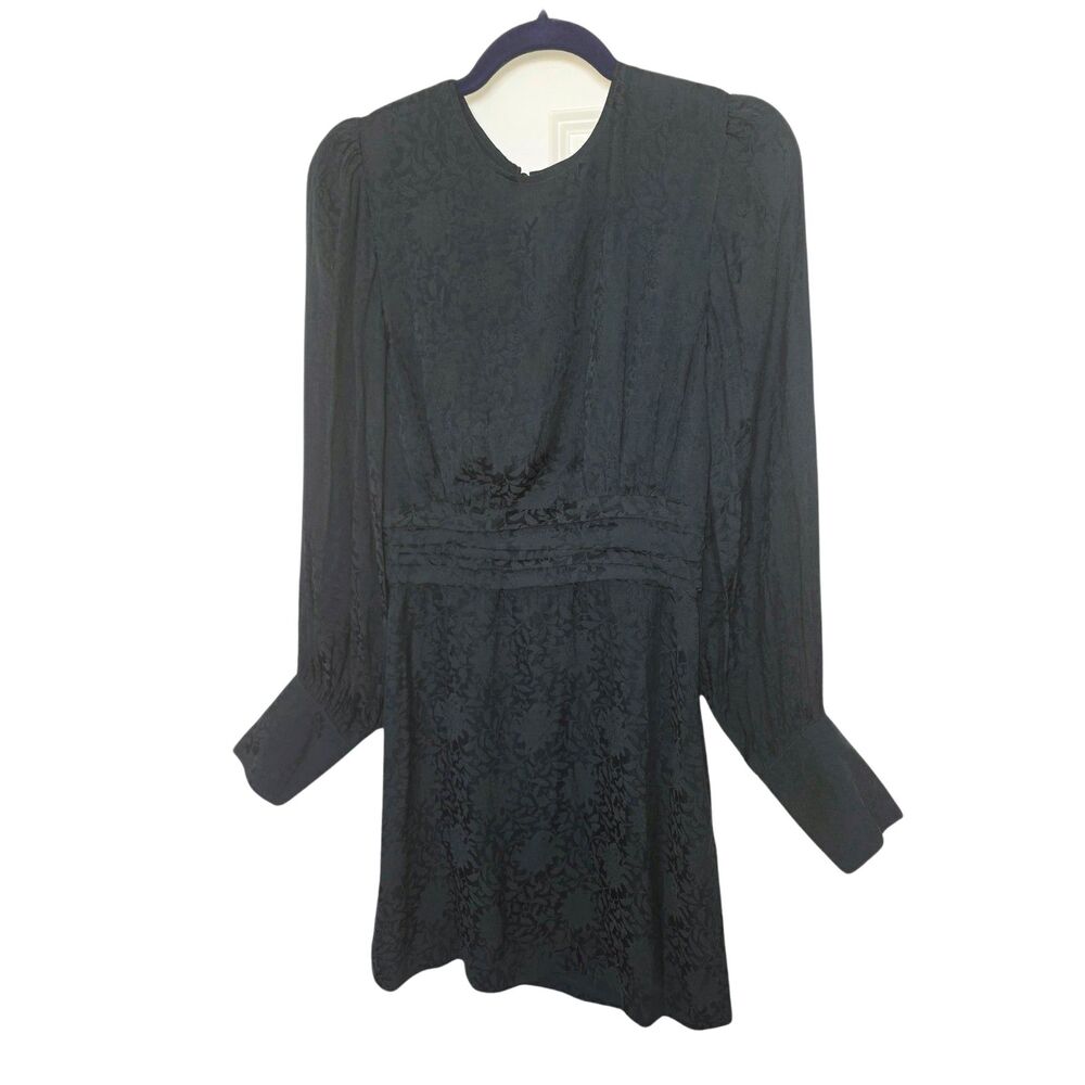 & Other Stories Stockholm Atelier Dark Green Jacquard Mini Dress US 4 EUR 36